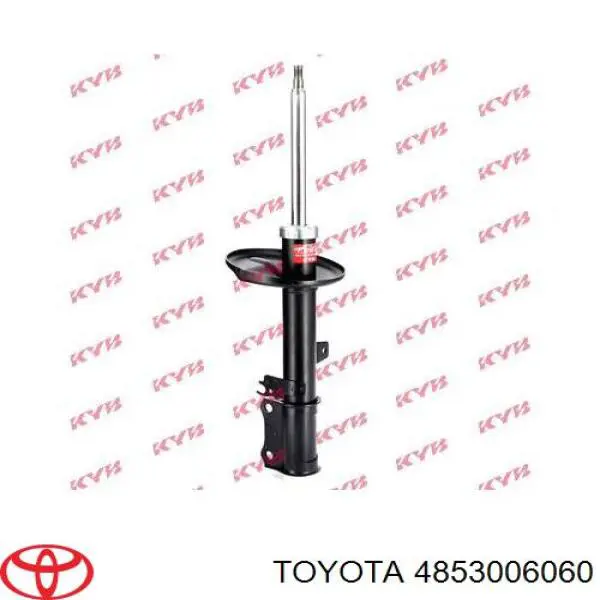 4853006060 Toyota amortiguador trasero derecho