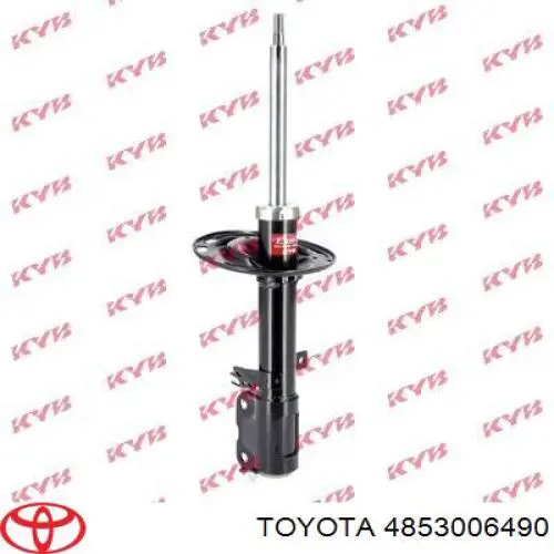 48530-06490 Toyota amortiguador trasero derecho