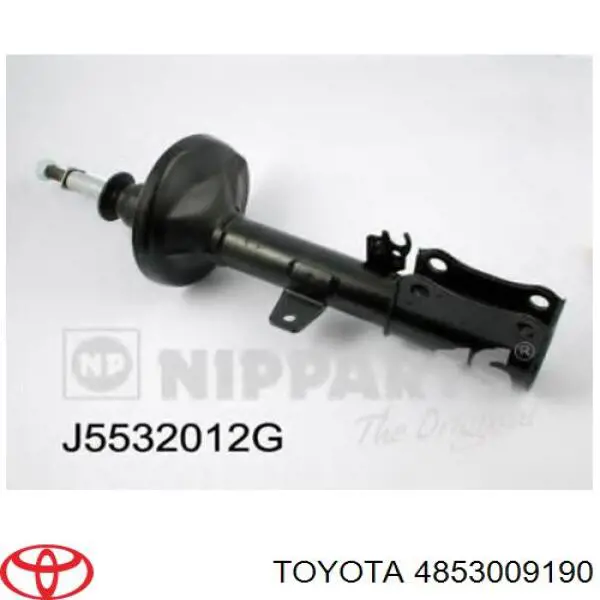 Amortiguador trasero derecho 4853009190 Toyota