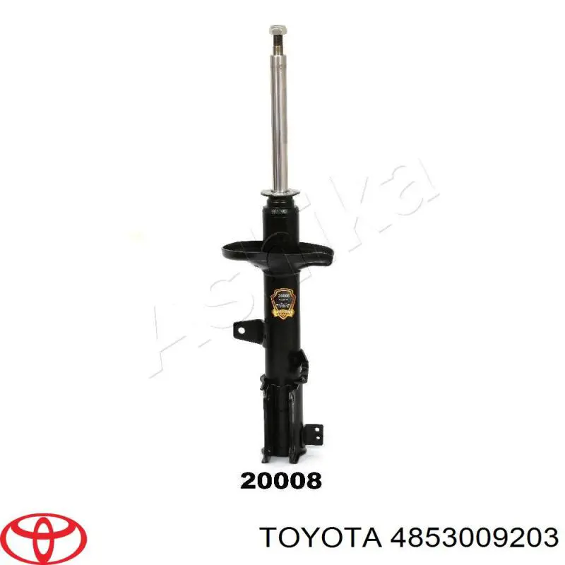 4853009203 Toyota amortiguador trasero derecho