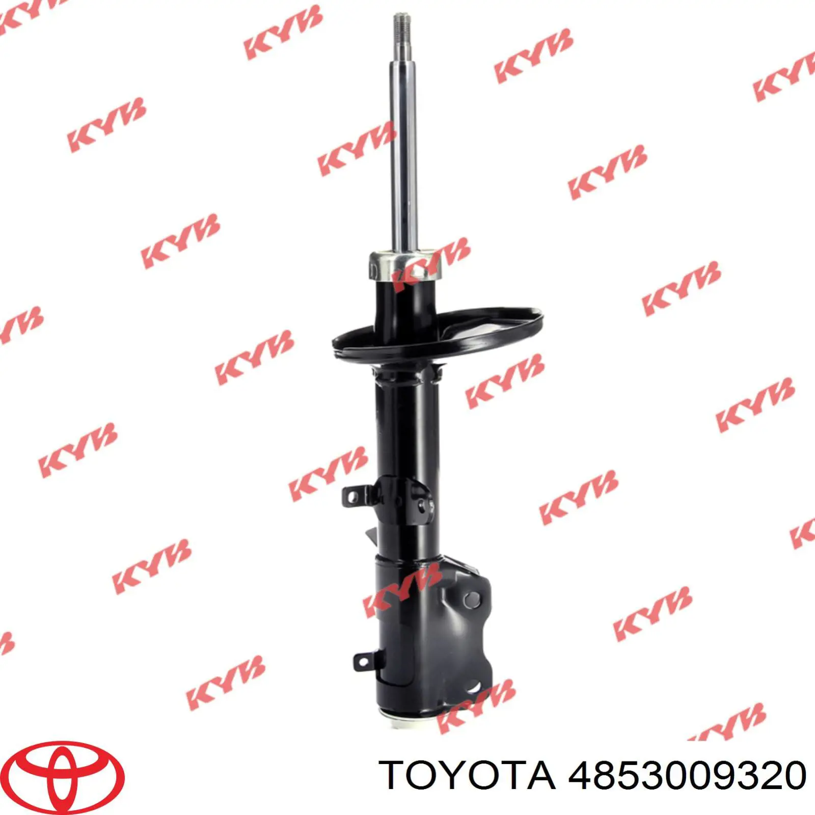 Amortiguador trasero derecho 4853013050 Toyota