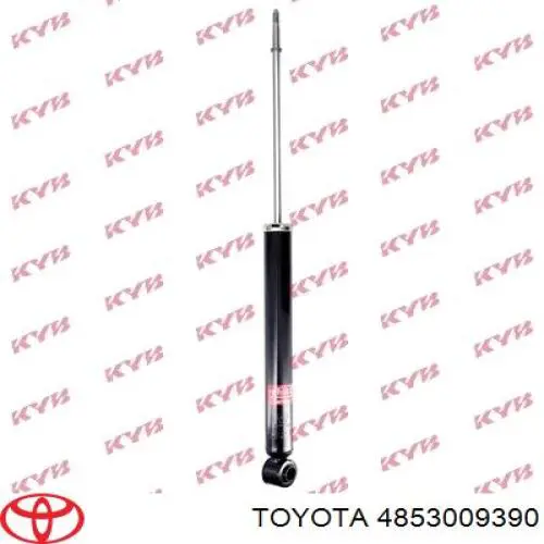 4853009390 Toyota amortiguador trasero