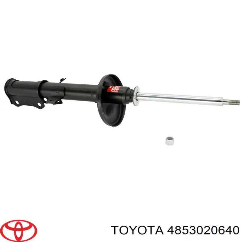 4853020640 Toyota amortiguador trasero izquierdo