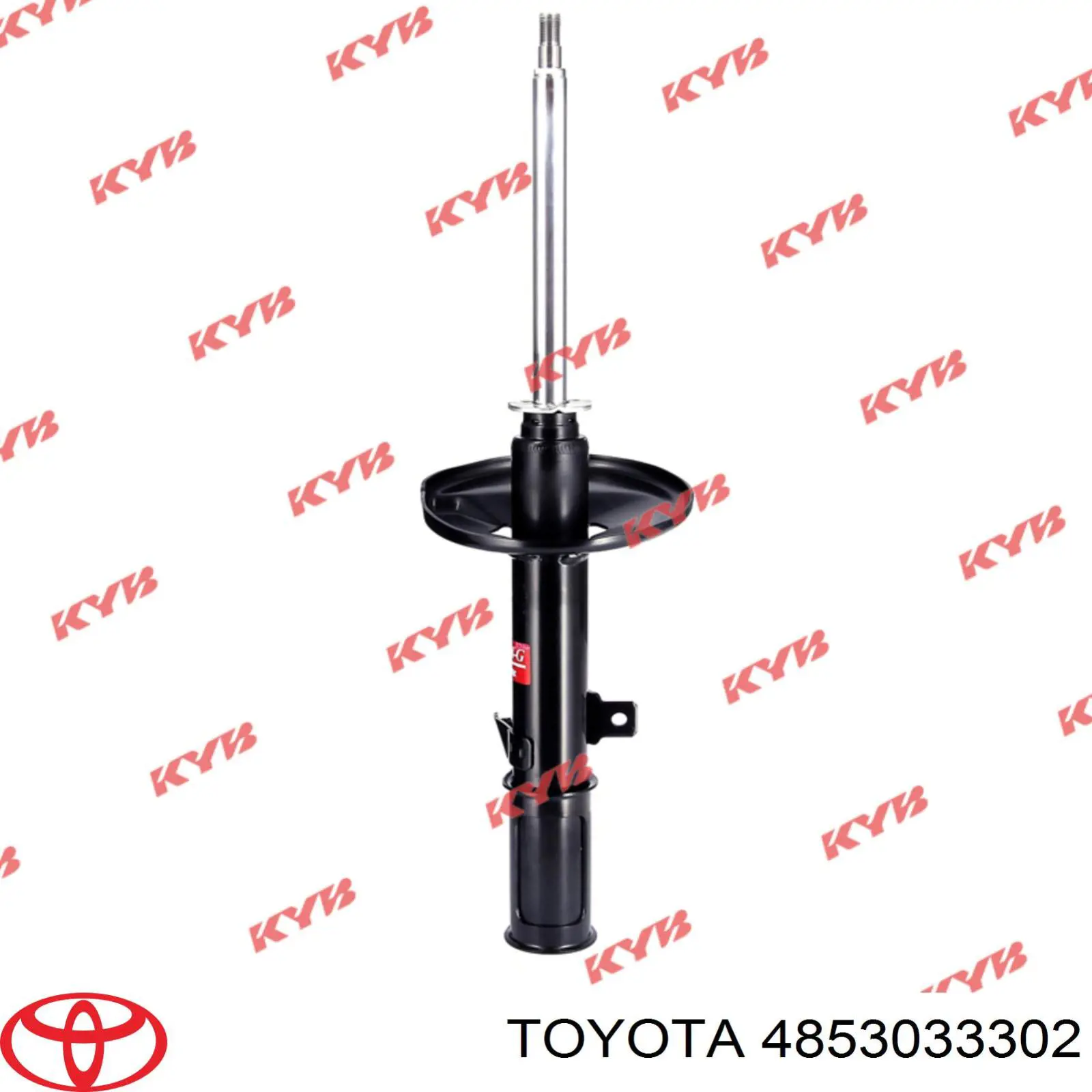 48530-33302 Toyota amortiguador trasero derecho