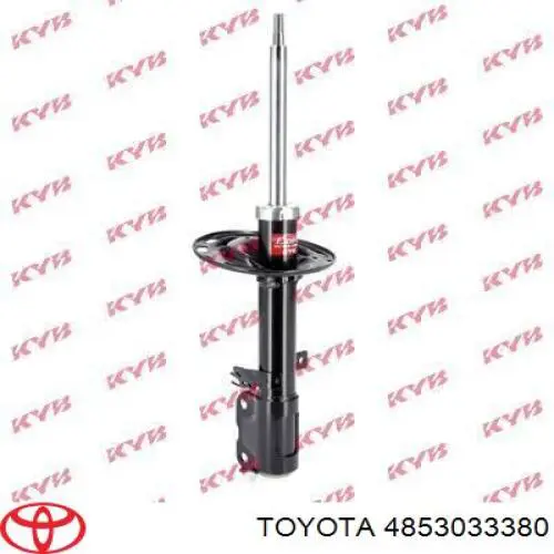 4853033380 Toyota amortiguador trasero derecho