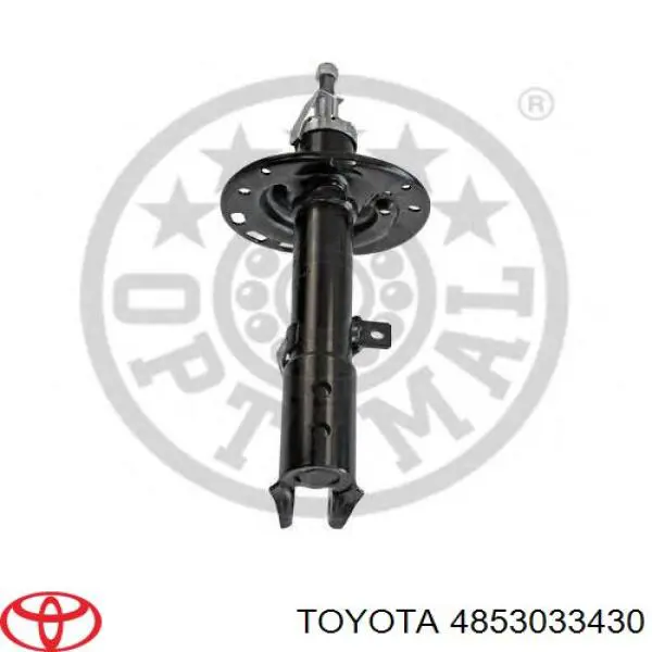 4853033430 Toyota amortiguador trasero derecho