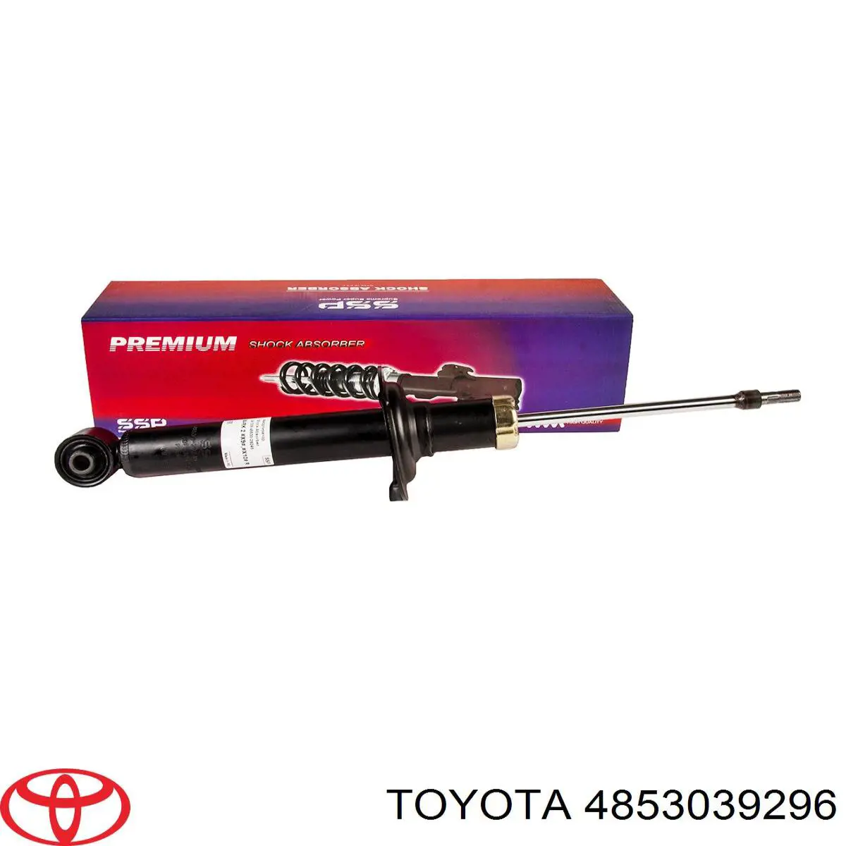 4853039296 Toyota amortiguador trasero