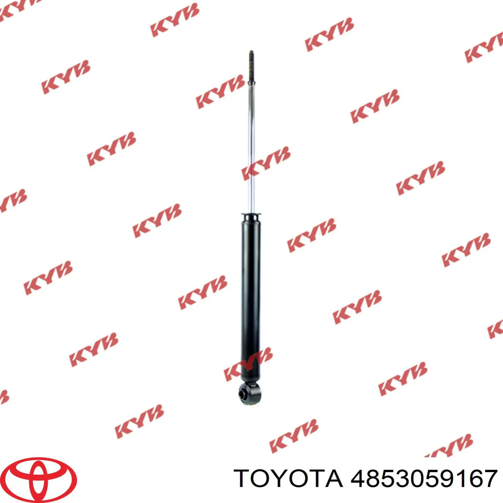 4853059167 Toyota amortiguador trasero