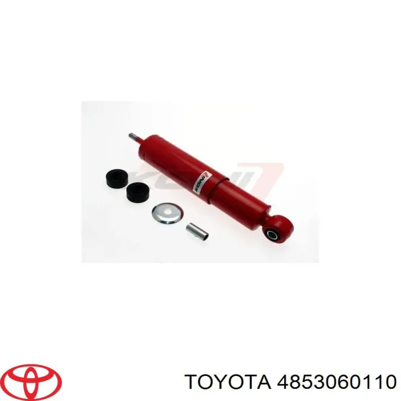 4853060110 Toyota amortiguador trasero