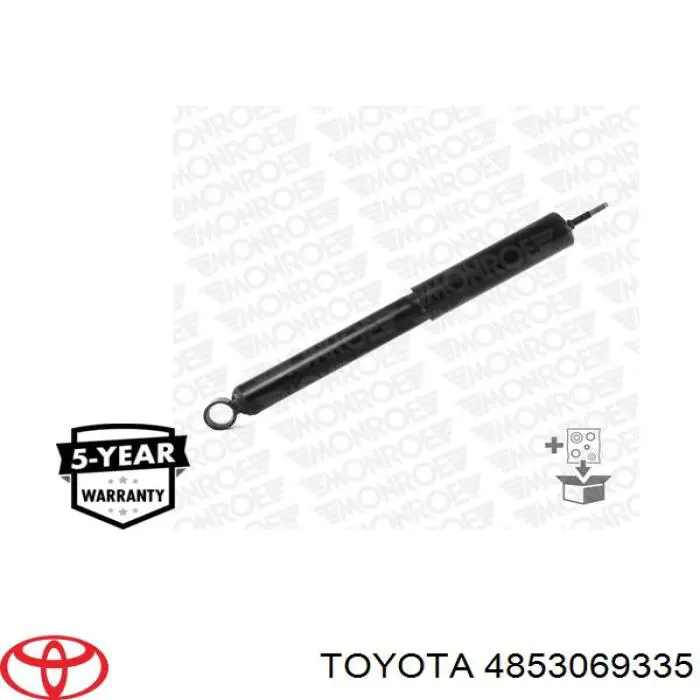 4853069335 Toyota amortiguador trasero