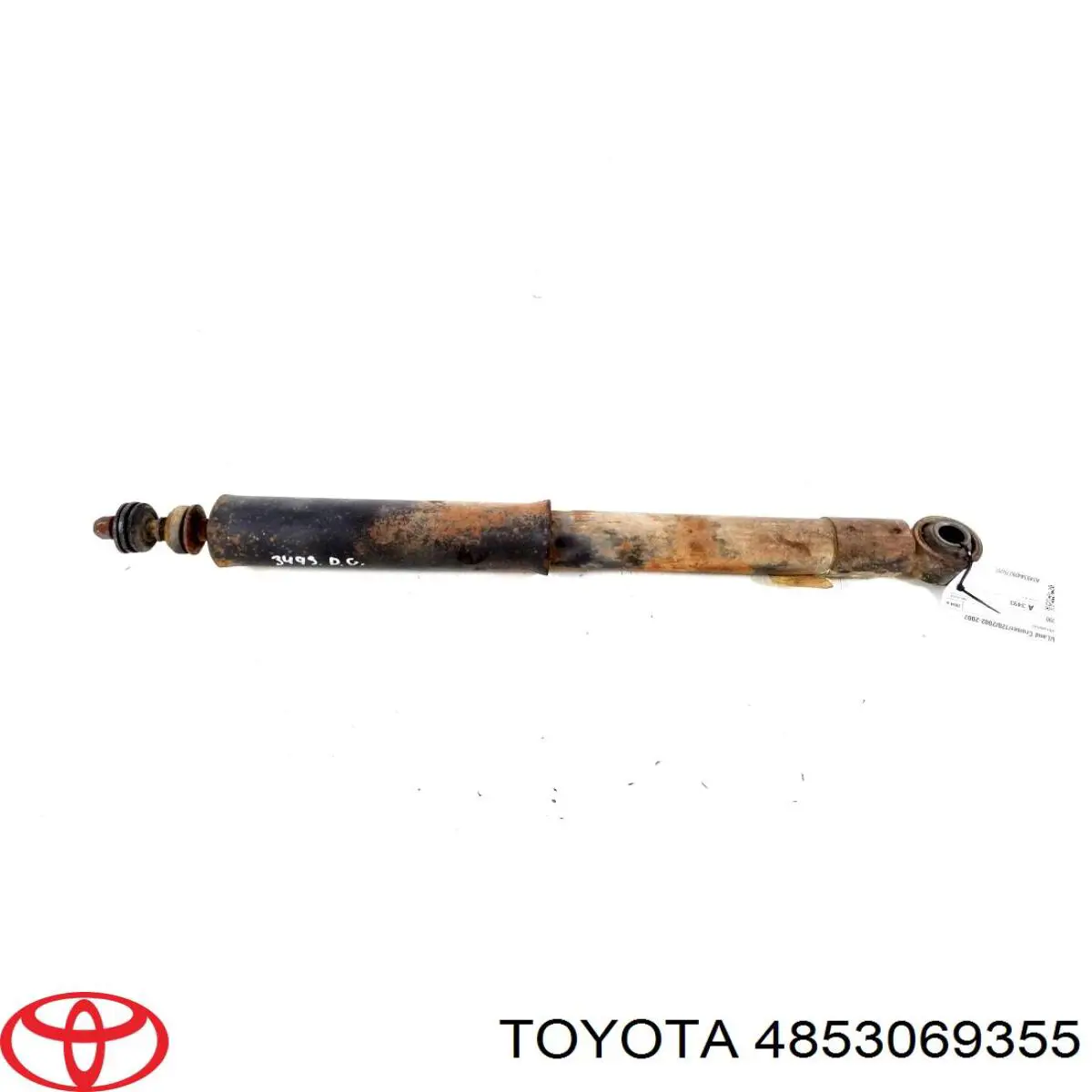Amortiguador trasero derecho 4853069355 Toyota