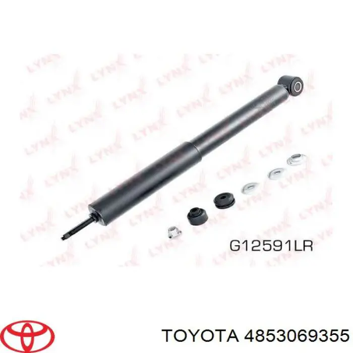 4853069355 Toyota amortiguador trasero