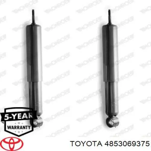 4853069375 Toyota amortiguador trasero