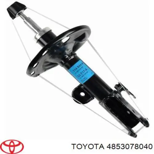 4853078040 Toyota amortiguador trasero