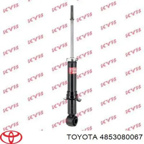 4853080067 Toyota amortiguador trasero