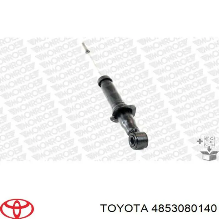 4853080140 Toyota amortiguador trasero