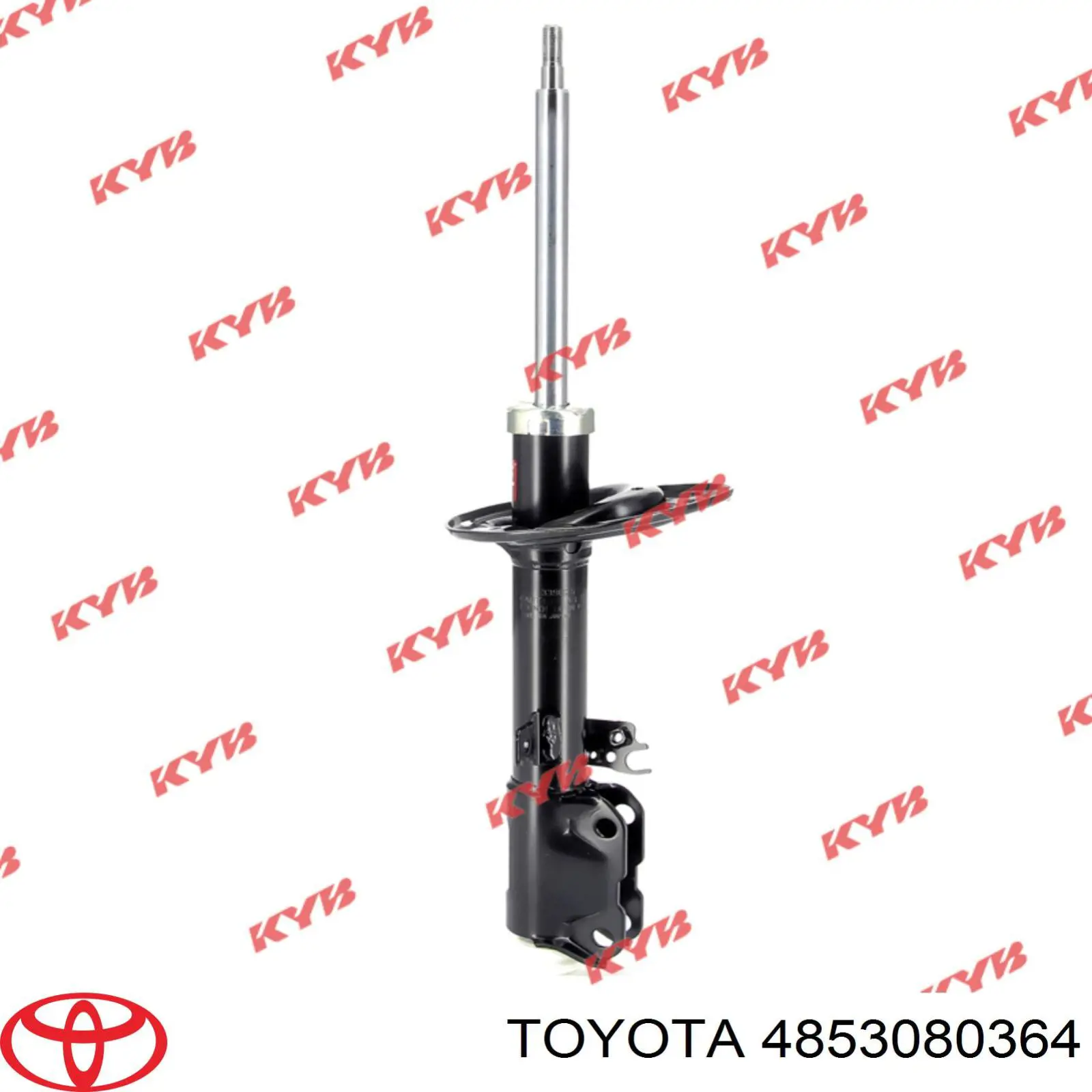 4853080364 Toyota amortiguador trasero derecho