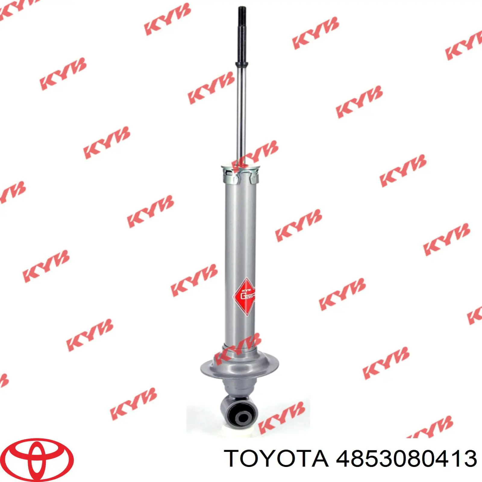 4853080413 Toyota amortiguador trasero