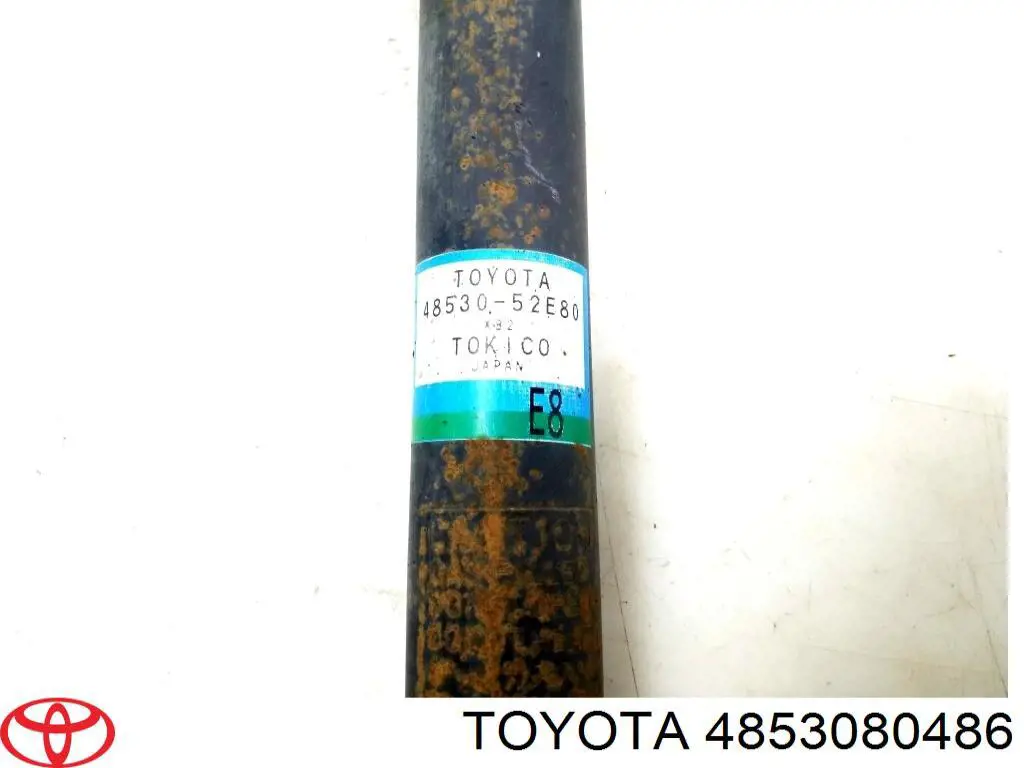 4853080435 Toyota Amortiguador trasero derecho