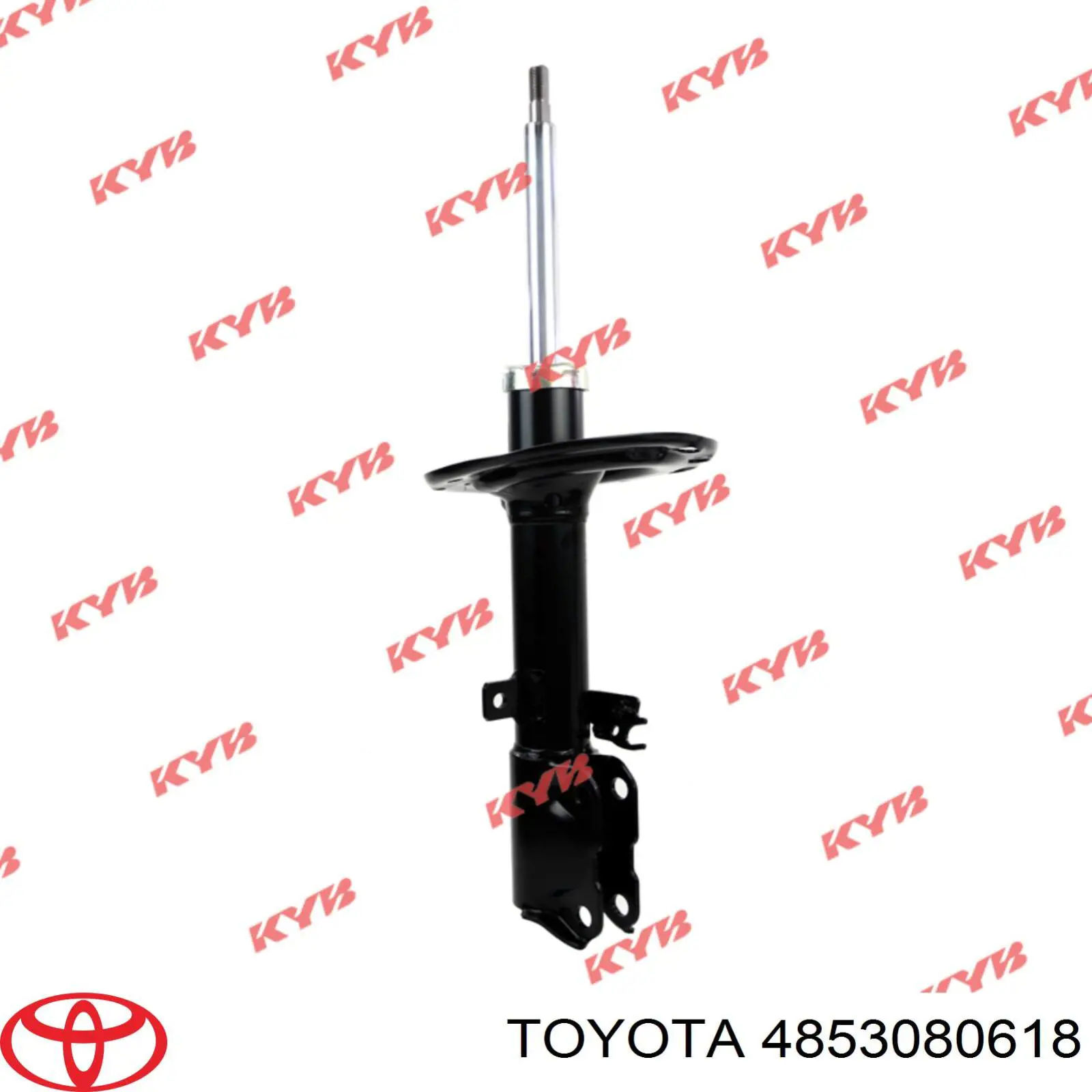 4853080618 Toyota amortiguador trasero derecho