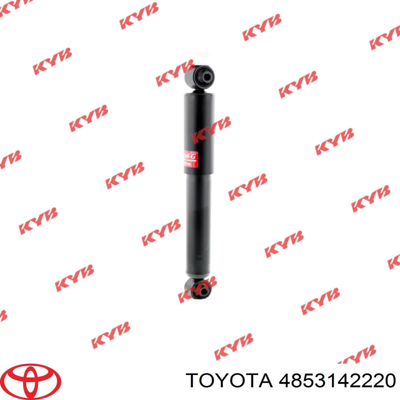 4853142220 Toyota amortiguador trasero