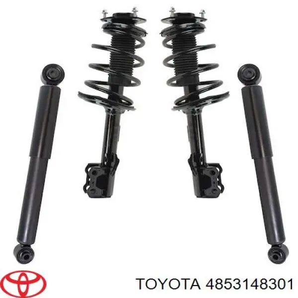 4853148301 Toyota amortiguador trasero