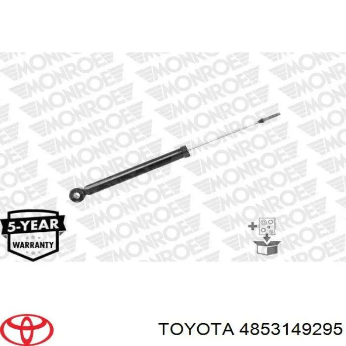 Comprar 4853149295 Toyota Amortiguador trasero derecho