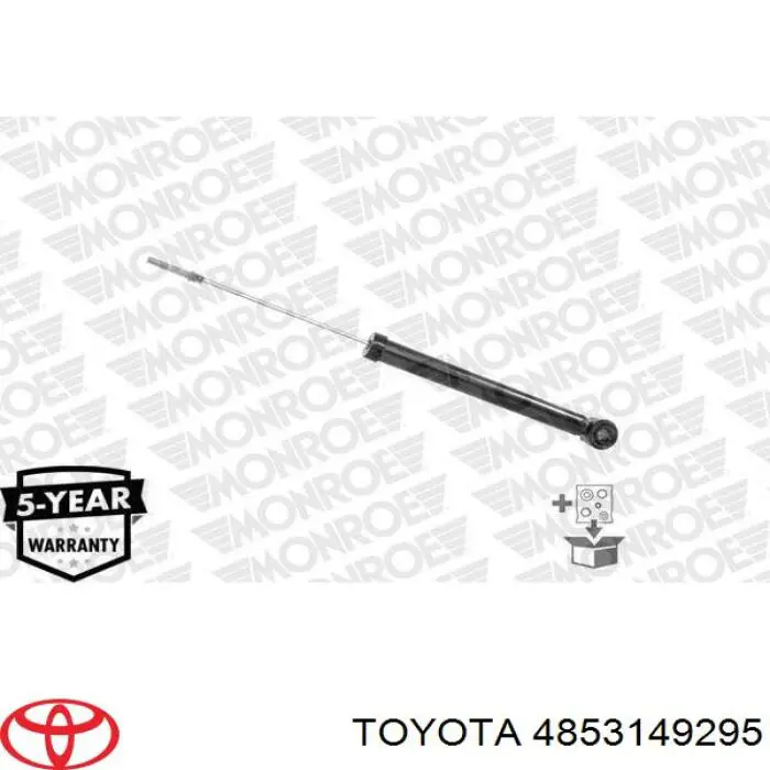 Amortiguador trasero derecho Toyota 4853149295 precio, desde 38,69 EUR