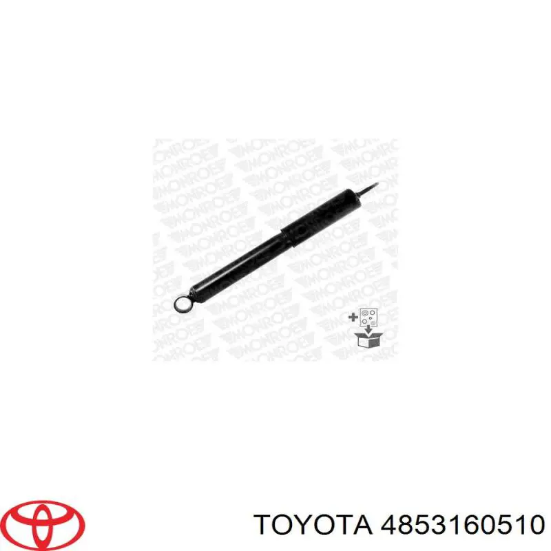 4853160510 Toyota amortiguador trasero