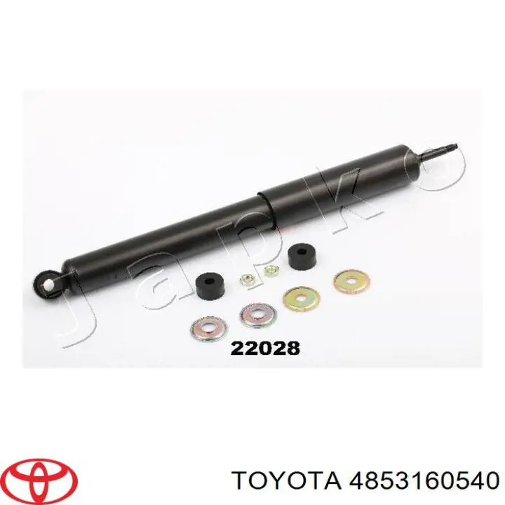 4853160540 Toyota amortiguador trasero