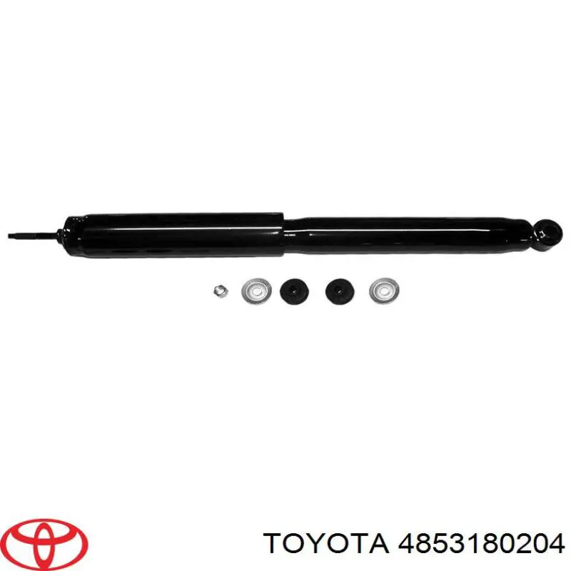 4853180204 Toyota amortiguador trasero