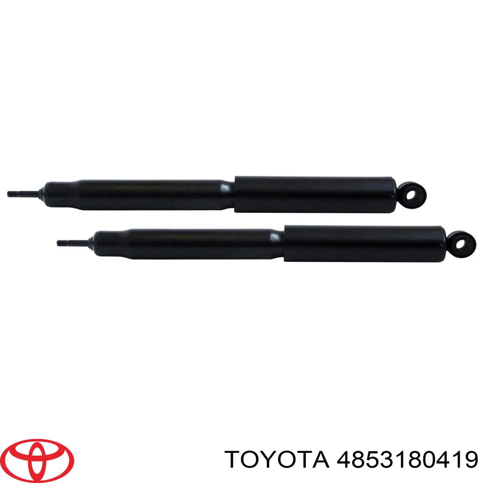 4853128360 Toyota amortiguador trasero