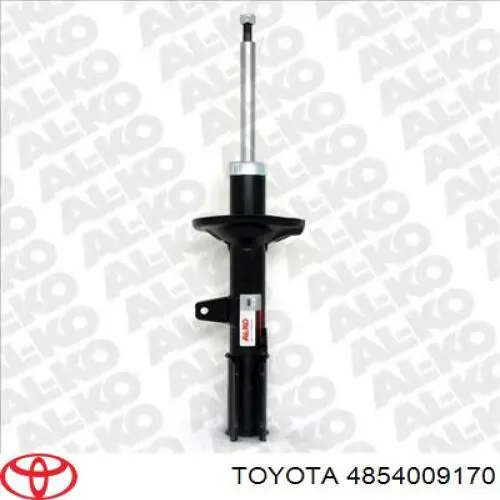 Amortiguador trasero izquierdo 4854009170 Toyota