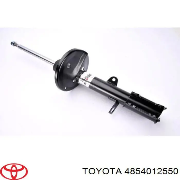 4854012550 Toyota amortiguador trasero izquierdo