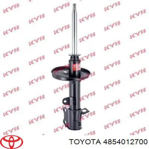 4854019155 Toyota amortiguador trasero izquierdo