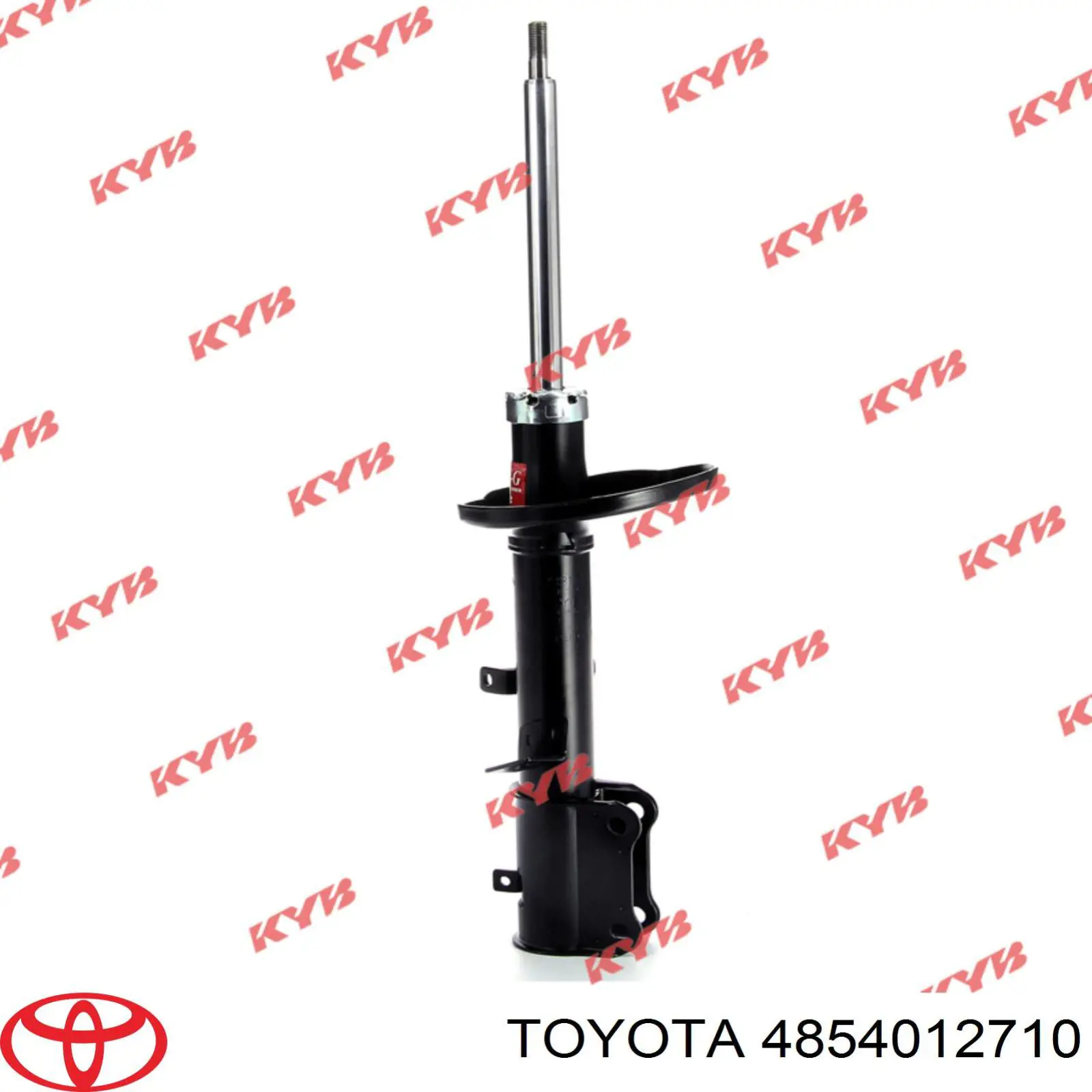 4854012710 Toyota amortiguador trasero izquierdo