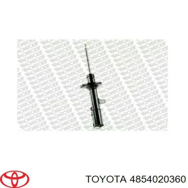 4854020360 Toyota amortiguador trasero izquierdo