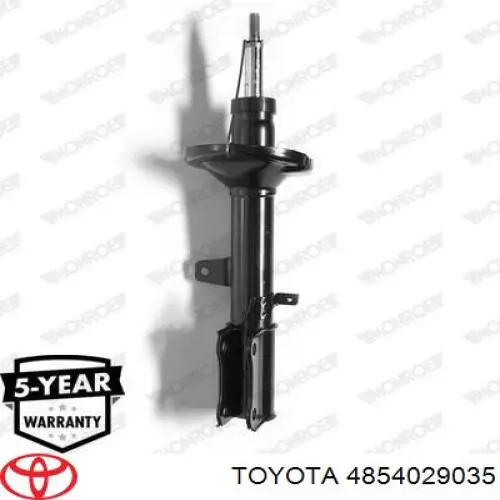 4854029285 Toyota amortiguador trasero izquierdo