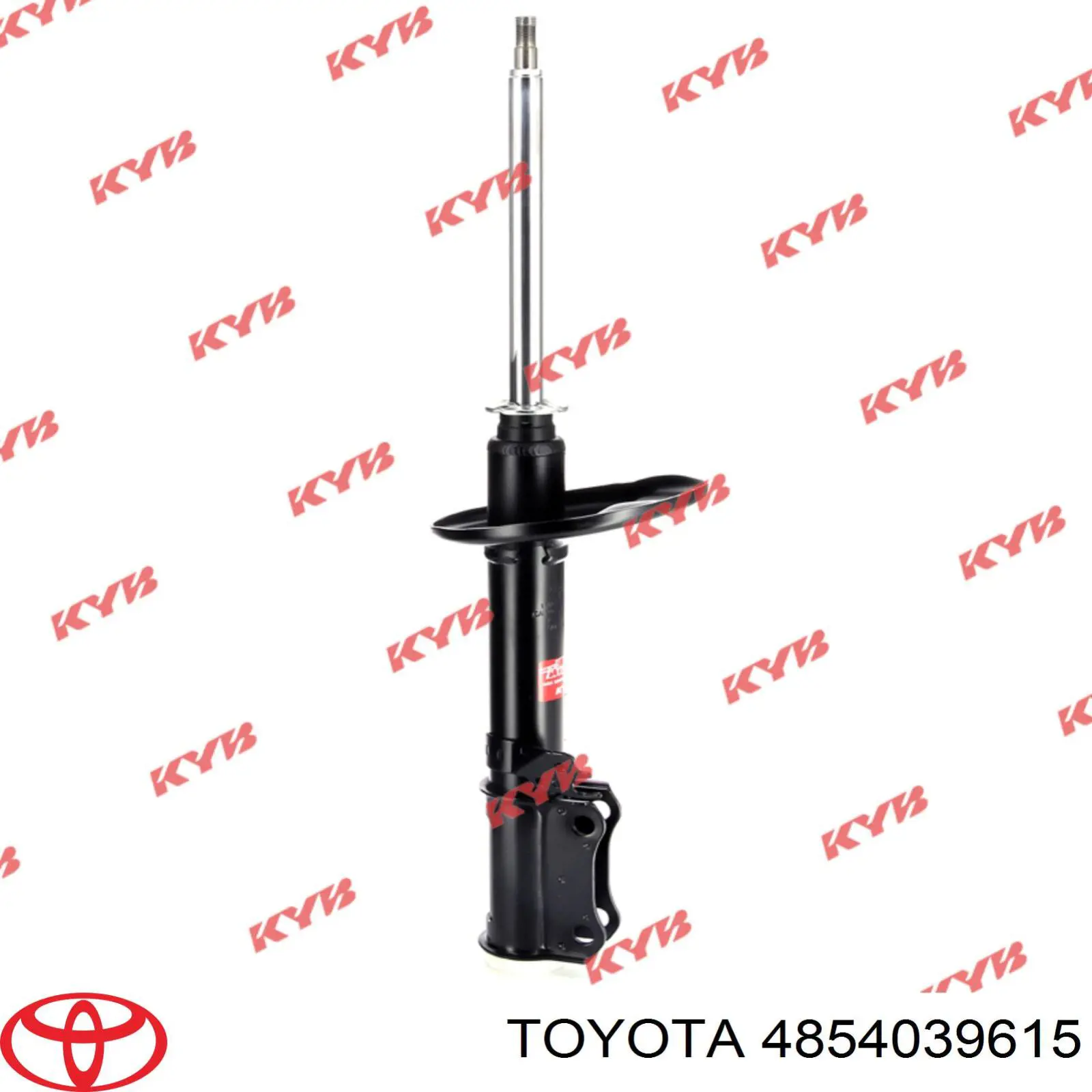 4854039615 Toyota amortiguador trasero izquierdo