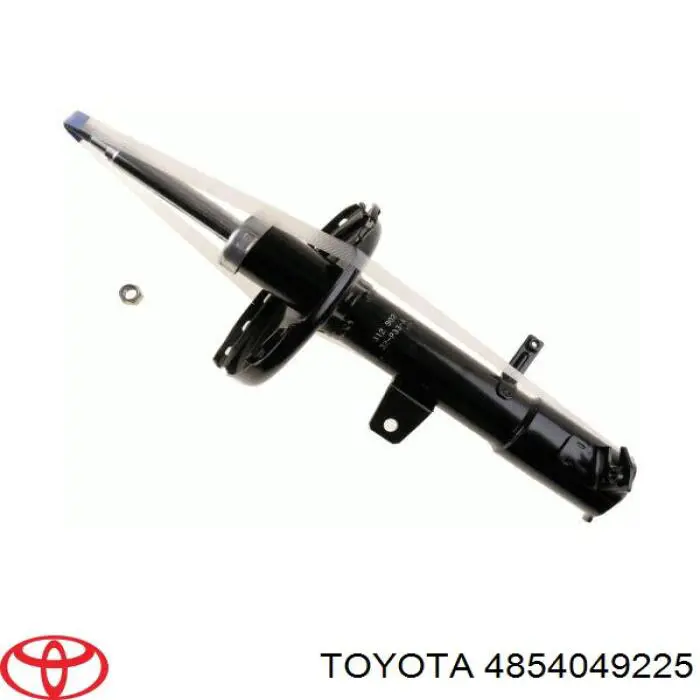 4854049225 Toyota amortiguador trasero izquierdo