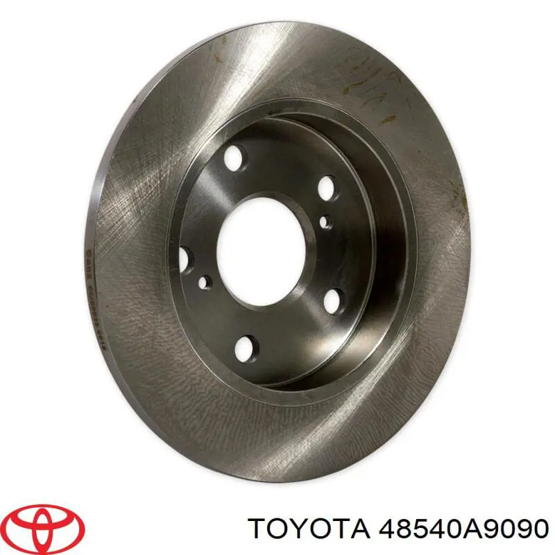 48540A9090 Toyota amortiguador trasero izquierdo