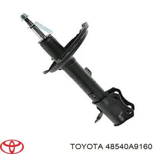 48540A9160 Toyota amortiguador trasero izquierdo