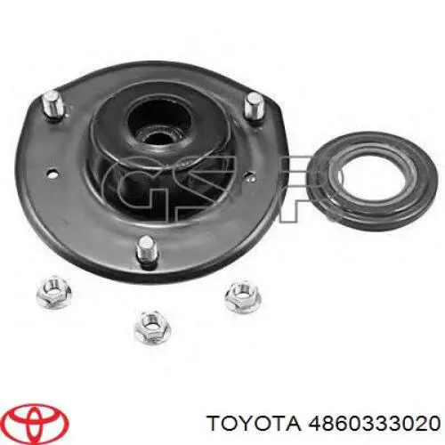 4860333020 Toyota soporte amortiguador delantero derecho