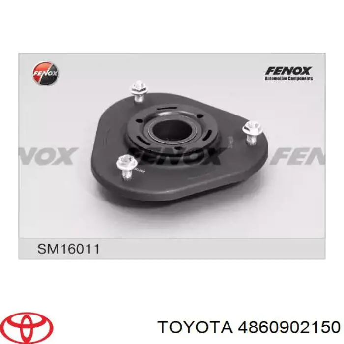 4860902150 Toyota soporte amortiguador delantero