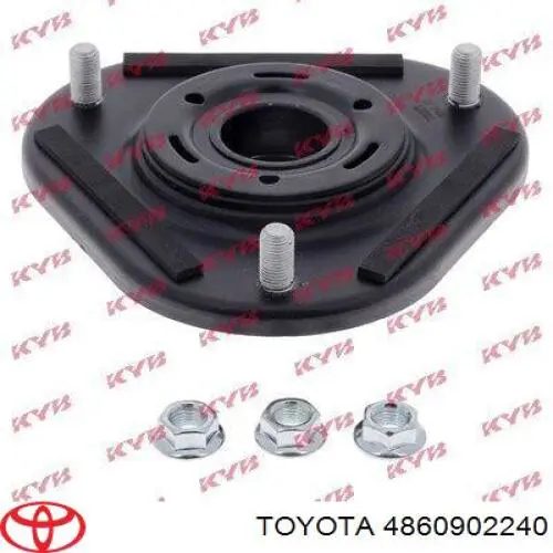 4860902240 Toyota soporte amortiguador delantero