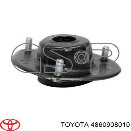 4860908010 Toyota soporte amortiguador delantero izquierdo