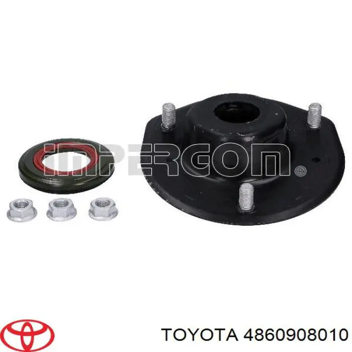 Soporte del amortiguador delantero izquierdo Toyota 4860908010 precio, desde 26,69 EUR