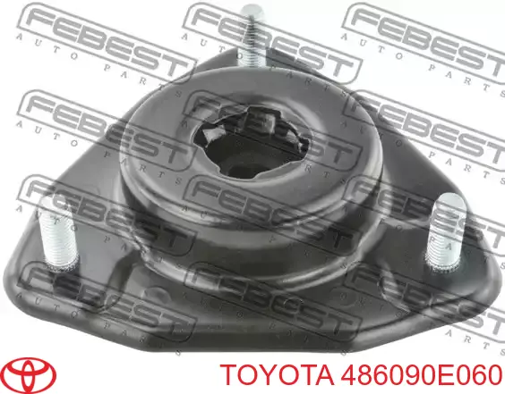 486090E060 Toyota soporte amortiguador trasero