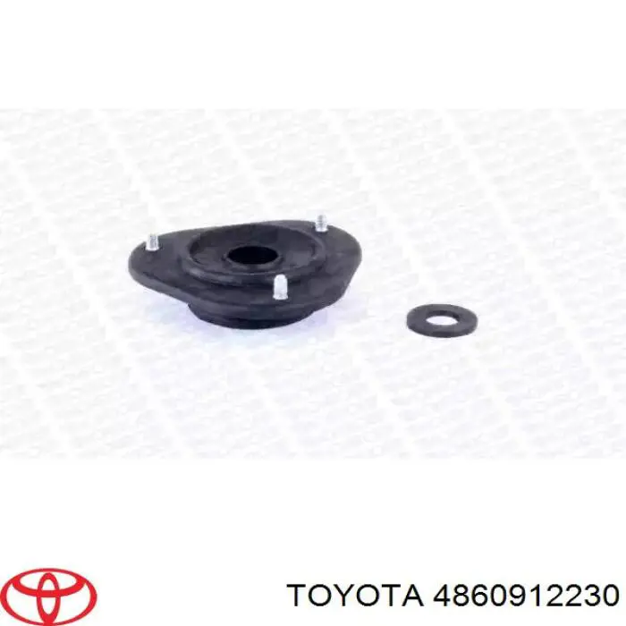4860912230 Toyota soporte amortiguador delantero