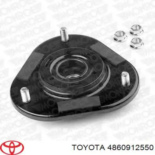 4860912550 Toyota soporte amortiguador delantero